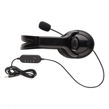 Logotrade advertising product image of: Over ear wired work headset